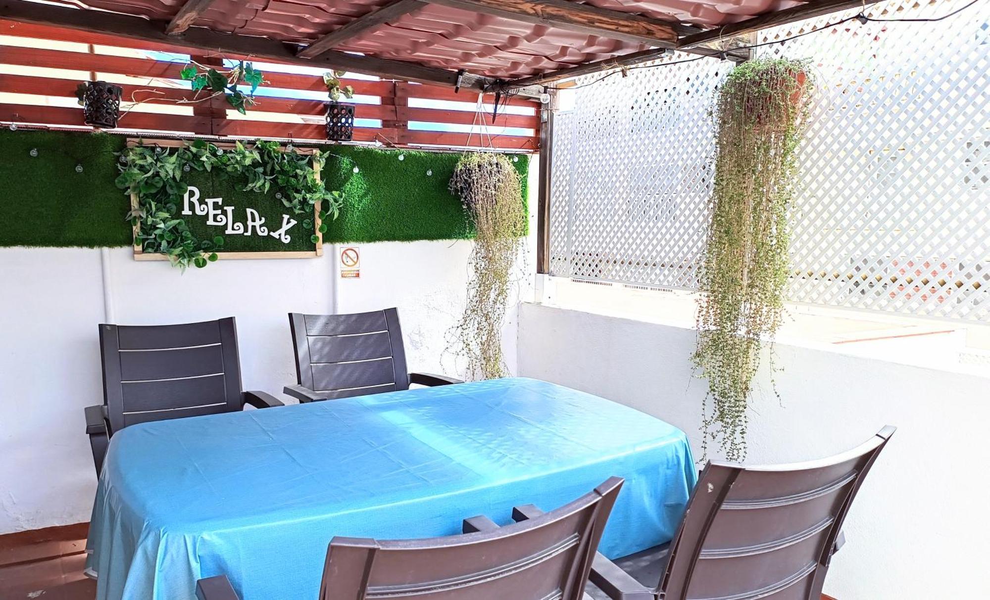 Center Santa Cruz, Alojamiento Centrico Con Gran Terraza, Cocina , Salon Y Banos, Todo Privado Luaran gambar