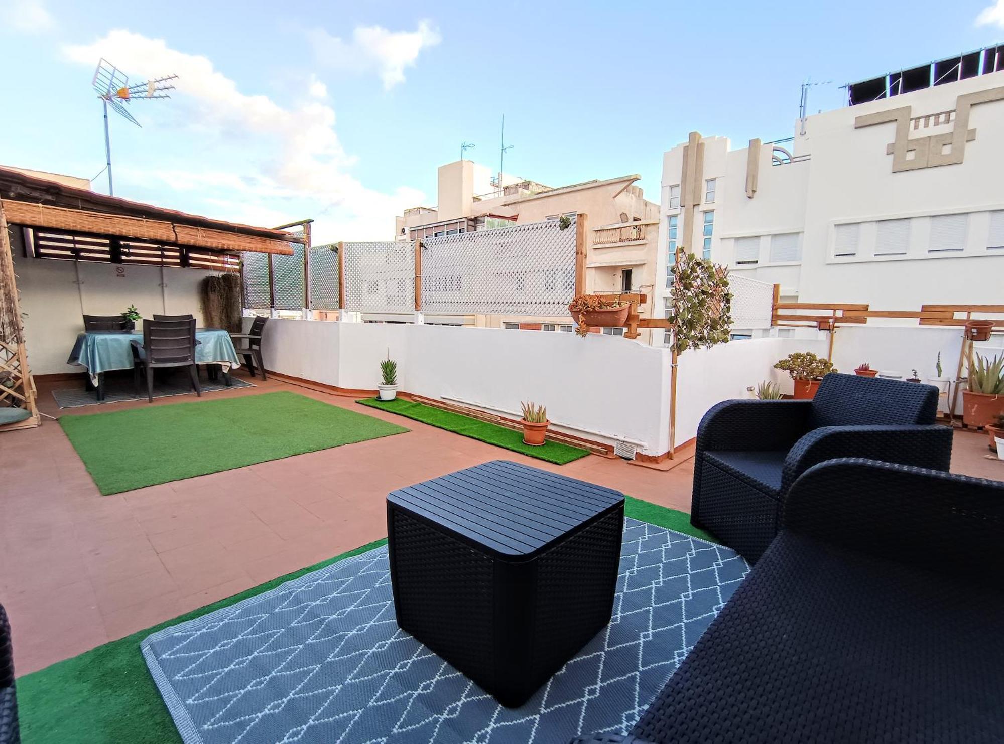 Center Santa Cruz, Alojamiento Centrico Con Gran Terraza, Cocina , Salon Y Banos, Todo Privado Luaran gambar