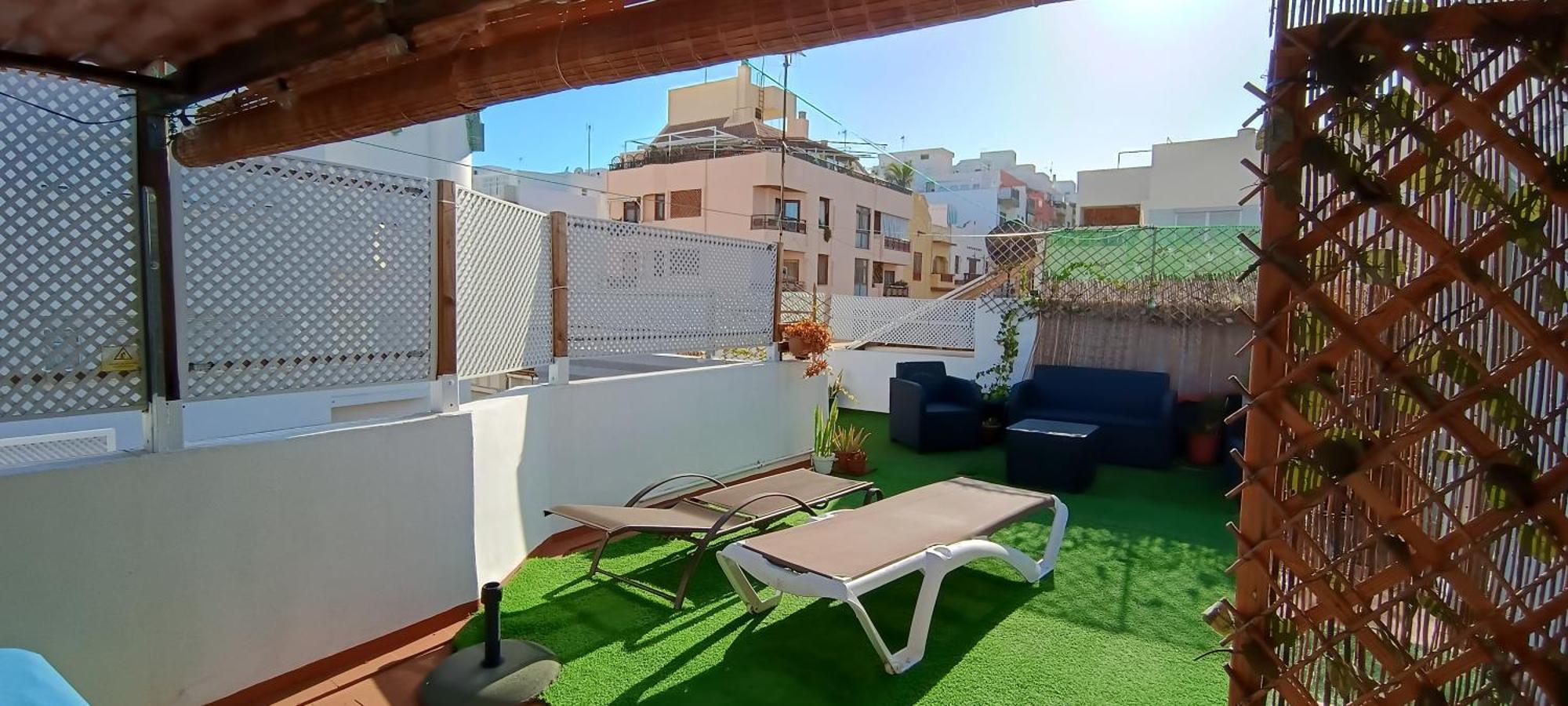 Center Santa Cruz, Alojamiento Centrico Con Gran Terraza, Cocina , Salon Y Banos, Todo Privado Luaran gambar